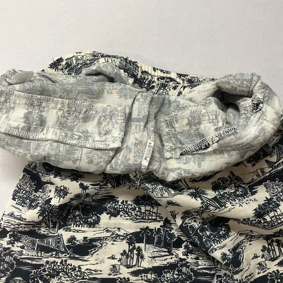 Marine Layer Allison Novelty Print Pant Womens XS Tencel Pull On San Francisco - Picture 14 of 15